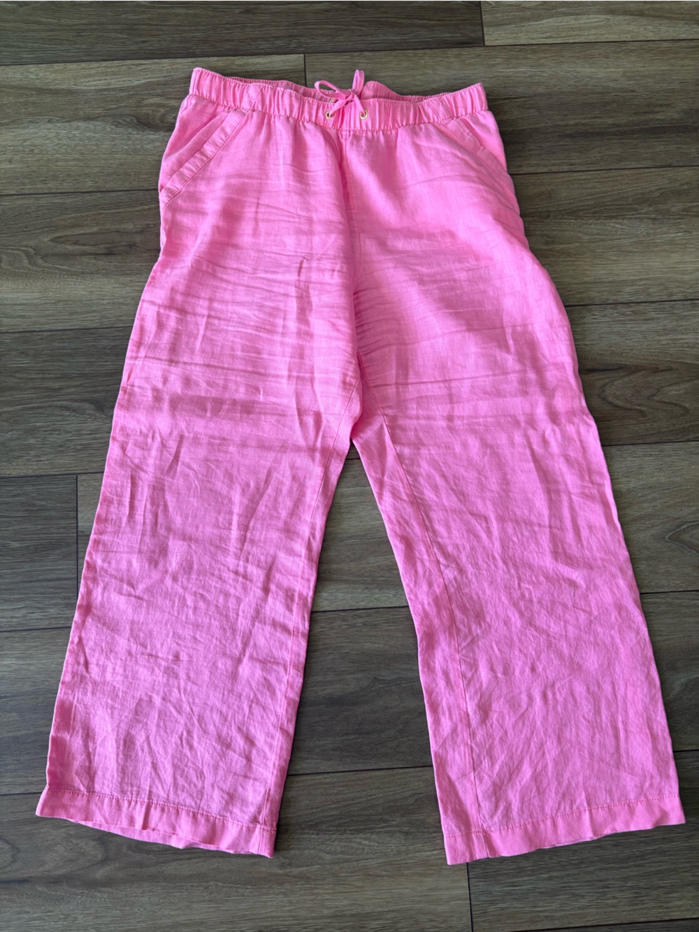 Lilly Pulitzer Pink Linen Pants